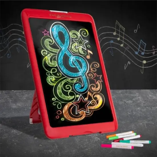 FAO Schwarz Neon Glow Drawing Easel image {2}