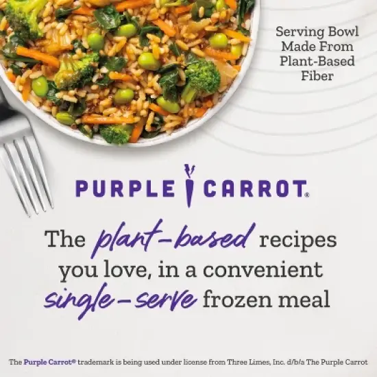 Purple Carrot Vegan Frozen Plant Based Loaded Vegetable Fried Rice - 10.75oz image {3}