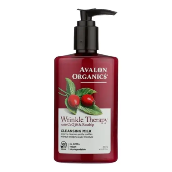 Avalon Organics Wrinkle Therapy Cleansing Milk - 8.5 fz image {5}