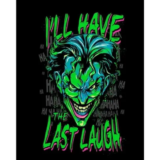 Batman Joker I'll Have The Last Laugh Black T-shirt Toddler Boy to Youth Boy image {1}