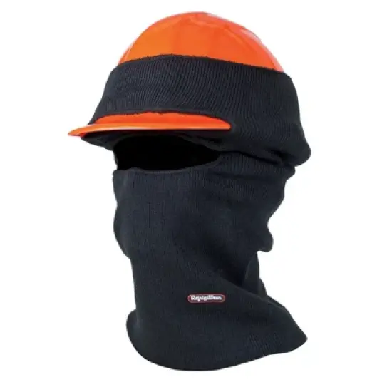 RefrigiWear 2 Layer Long Neck Industrial Hard Hat Balaclava Face Mask, One Size image {1}