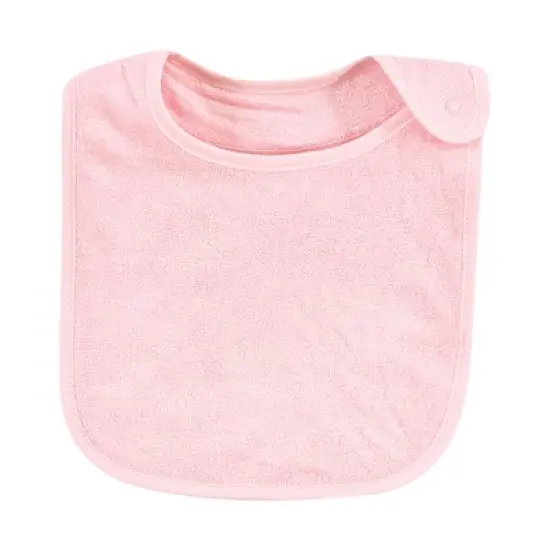 Hudson Baby Infant Girl Rayon from Bamboo Terry Bibs, Citrus, One Size image {3}