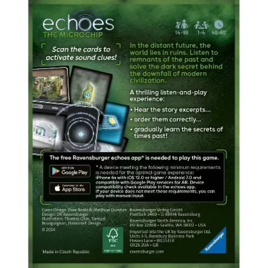 Ravensburger The Microchip Audio Mystery Board Game: Creative Thinking & Problem Solving for 1-4 Players image {6}