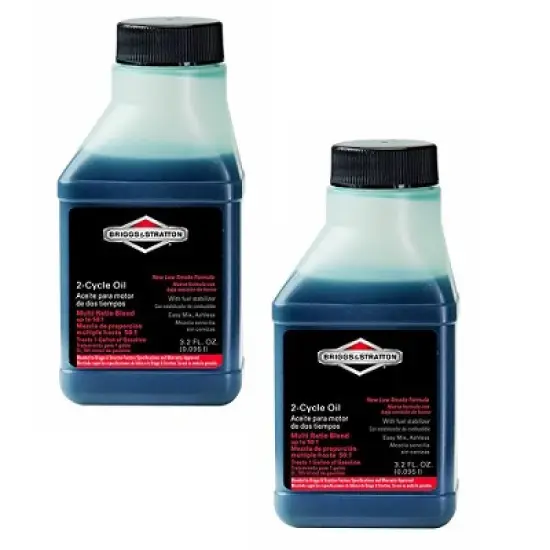 Briggs and Stratton 2 Pack of Genuine OEM Replacement 2 Cycle Oil - 100107-2PK image {1}