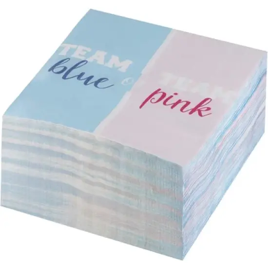 Blue Panda 150PC Luncheon Cocktail Disposable Napkins Gender Reveal Baby Shower Party Supplies, 2-Ply image {4}