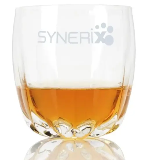 Viski Cactus Crystal Tumblers Set of 2, Lead-Free Premium Crystal Clear Glass, Stylish Lowball Cocktail Glasses, Cocktail Glass Gift Set, 11 oz image {10}