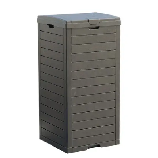 MAYEERTY 31 Gallon Large Capacity Outdoor Deck Box for Patio Furniture Cushions, Pillow with Wheels image {7}