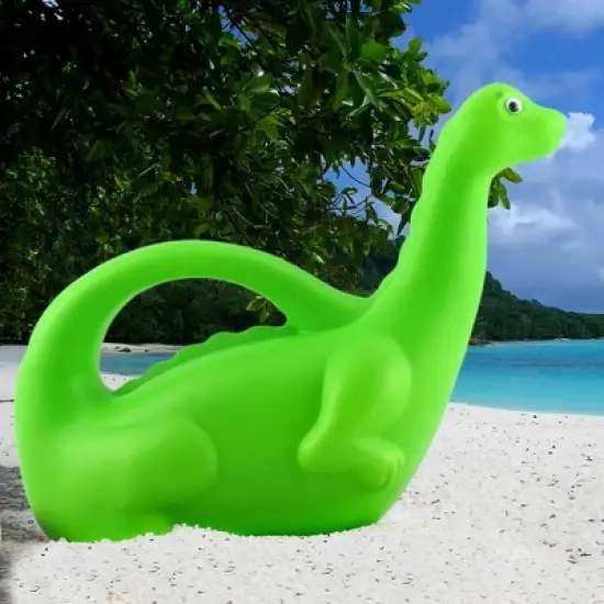 Cornucopia Brands Green Dinosaur Watering Can; Novelty Plastic Waterer Kid-Loved image {5}