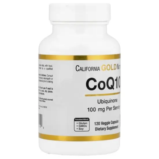 CoQ10, Coenzyme Q10, Ubiquinone, USP Grade, 100 mg, 120 Veggie Capsules image {4}
