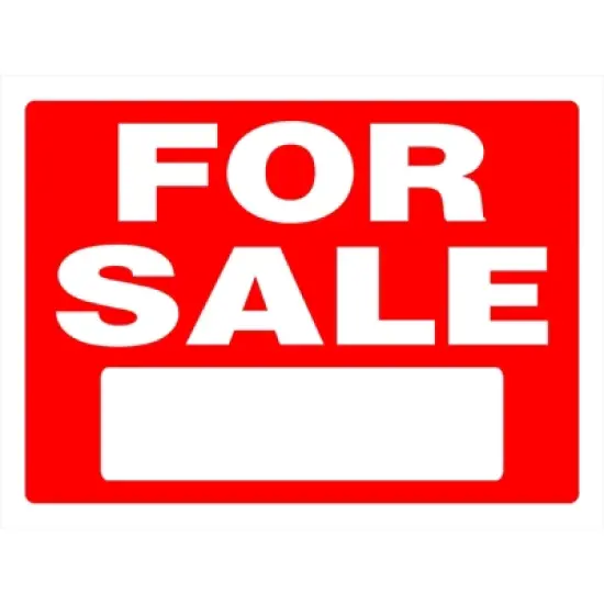 Hillman English Red Sign 18 in. H X 24 in. W - Case of 6 image {1}