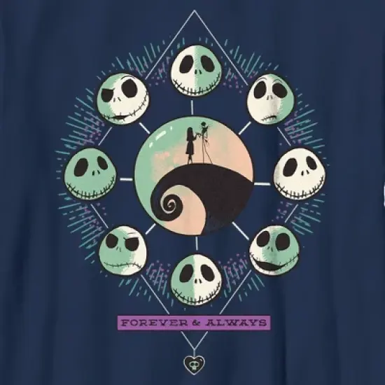 Boy's The Nightmare Before Christmas Forever & Always Couple T-Shirt image {1}