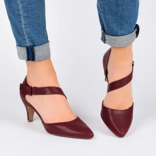 Journee Collection Womens Tillis Tru Comfort Foam Pointed Toe Mid Heel Pumps image {8}