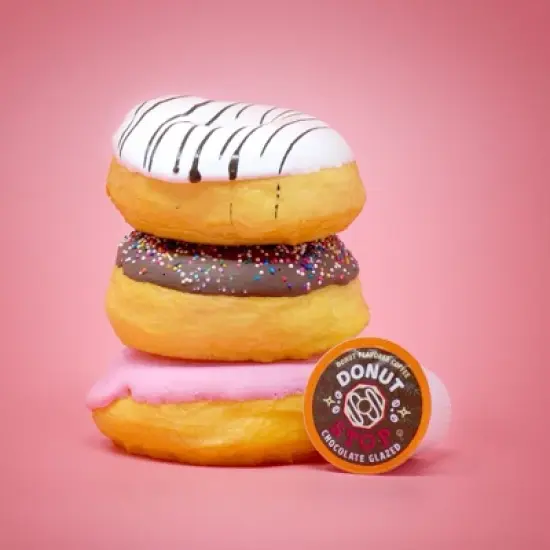 Donut Stop Flavored Coffee Pods,Keurig 2.0, Chocolate Glazed Flavor, 40 Count image {10}