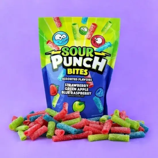 Sour Punch Assorted Flavor Bites Candy - 9oz image {2}