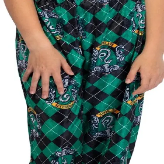 Harry Potter Big Girls Hogwarts Houses Crest Lounge Pants Pajamas image {2}