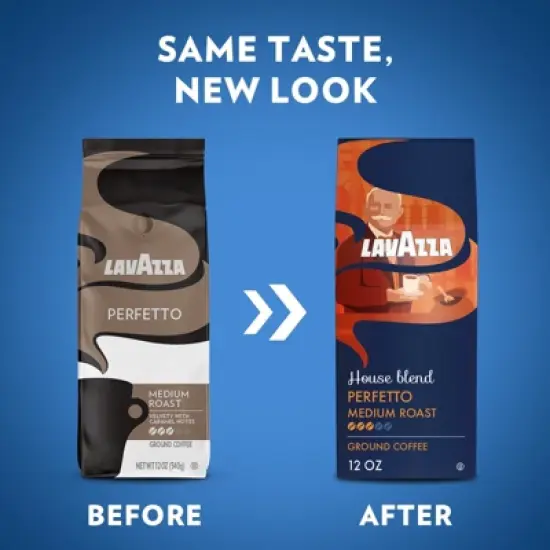 Lavazza House Blend Perfetto Ground Coffee, Medium Roast, 100% Arabica, 12 oz Bag (Pack of 6) image {1}