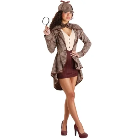 HalloweenCostumes.com Womens Sherlock Holmes Halloween Costume | Adult Sherlock Holmes Costumes image {3}
