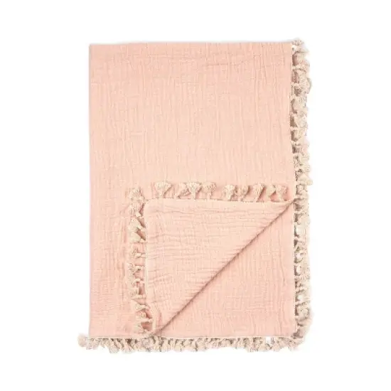 Crane Baby 6-Layer Muslin Baby Blanket with Tassel Edge image {8}