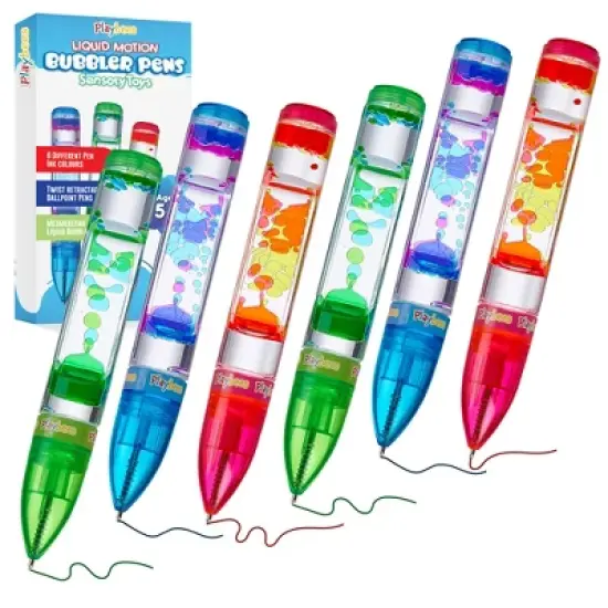 Playbees Liquid Motion Bubbler Pens Sensory Toy image {5}