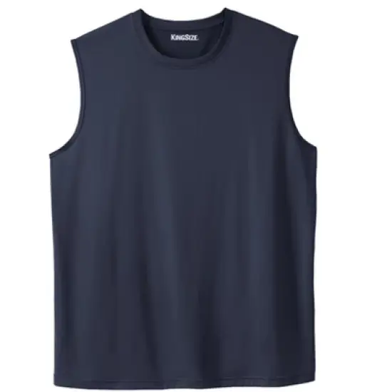 KingSize Men's Big & Tall Moisture Wicking Muscle Tee image {8}