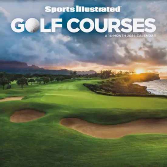 Trends International 2026 Sports Illustrated Golf Courses 12"x12" Wall Calendar image {7}
