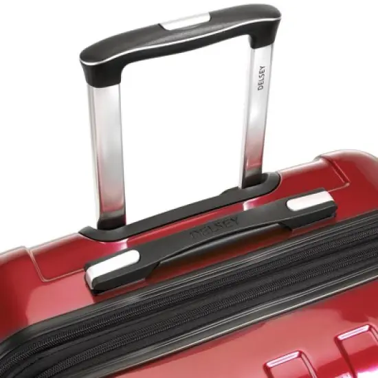 DELSEY Paris Aero Expandable Hardside Medium Checked Spinner Upright Suitcase - Red image {6}