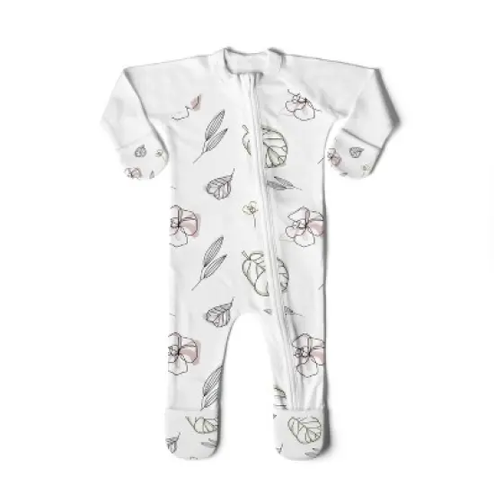 Goumikids Viscose made from bamboo + Organic Cotton Sleep and Play Footie image {5}