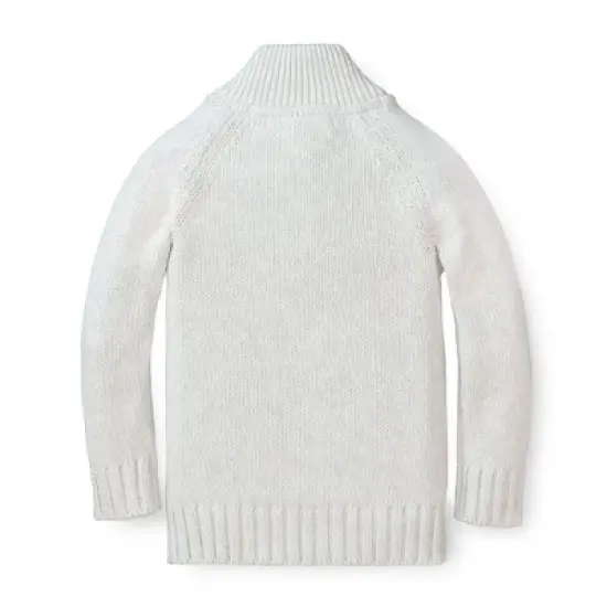Hope & Henry Boys' Crewneck Pullover Sweater with Elbow Patches, Kids image {3}