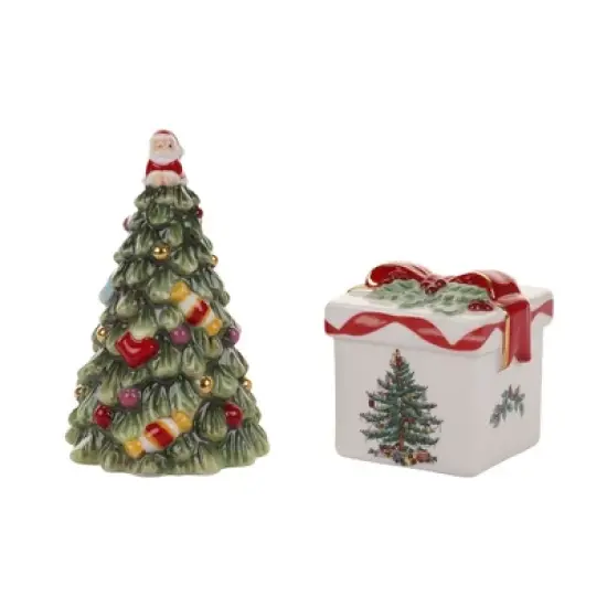 Spode Christmas Tree Tree and Gifta Salt and Pepper Shaker Set (2-Piece)- Holiday Kitchen & Table D&eacute;cor - Festive Home Accent image {7}