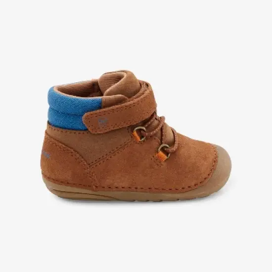 Stride Rite Russel Kid's Leather First Walker Boot image {1}