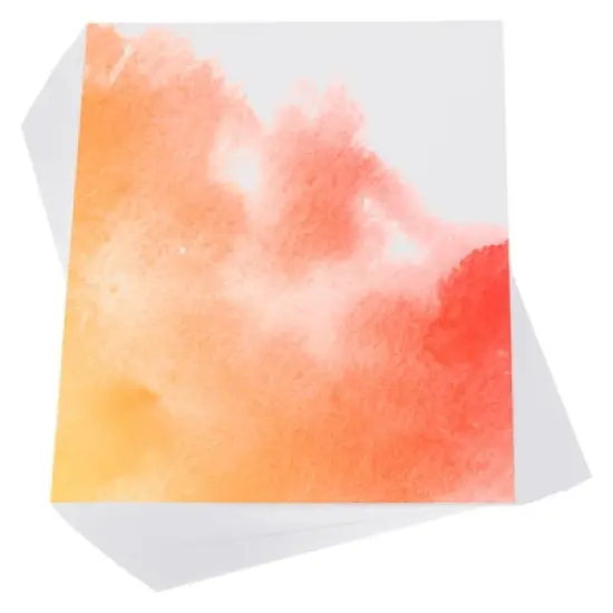 Unique Bargains Pure Cotton Water Coloring Paint Papers 100 Pcs White image {19}