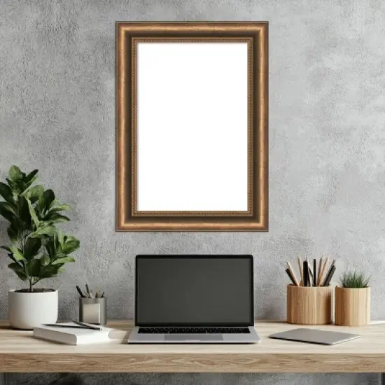 Amanti Art Manhattan Bronze Narrow Framed Dry Erase Magnetic Board image {6}