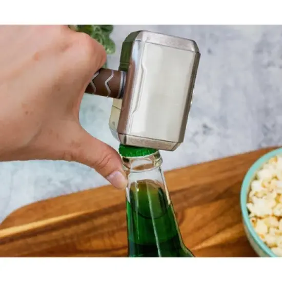 Ukonic Marvel Mighty Thor Mjolnir Stainless Steel Bottle Opener image {6}