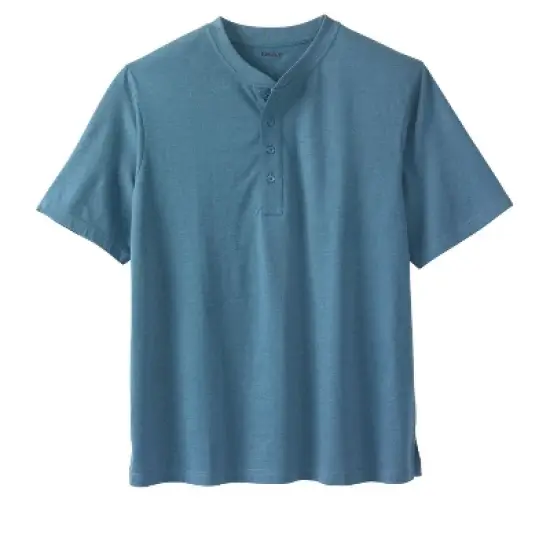 KingSize Men's Big & Tall Shrink-Less&trade; Lightweight Henley T-Shirt Henley Shirt image {11}