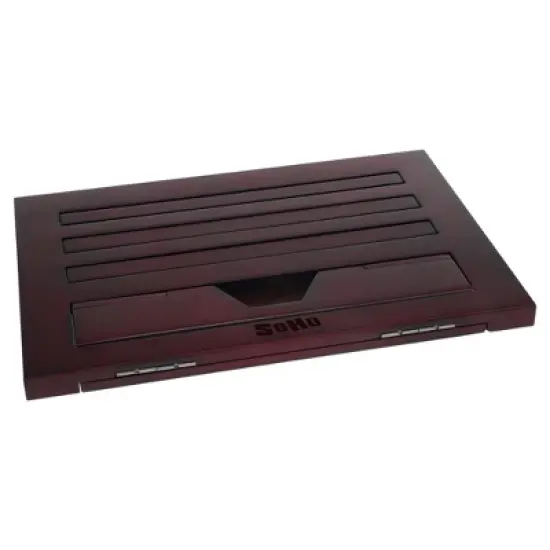 SoHo Urban Artist Tabletop Desk Easel for Painting - Mahogany Finish, Stylish Display Stand with Bookrest image {5}