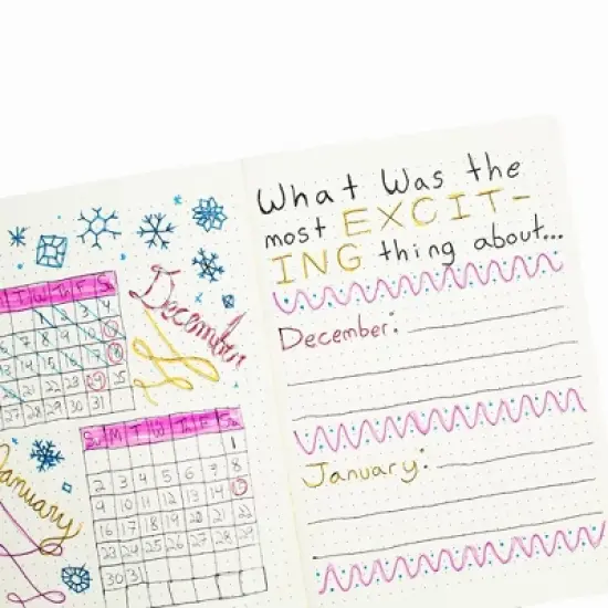 Simply Genius A5 Dotted Notebooks with Softcover - Journals for Writing - Grid Notebook - 92 pages, 8.2" x 5.5" (Black, 6 pack) image {6}