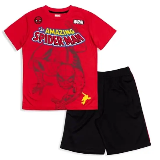 Marvel Avengers Black Panther T-Shirt Mesh Shorts Set image {10}