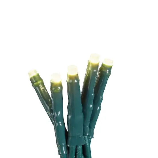 200ct Compact LED Twinkling String Lights with Green Wire - Aurio image {4}