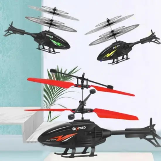 Link Remote Control Helicopter Flying Toy Gyro Stabilizer Infrared 2 Channel image {2}