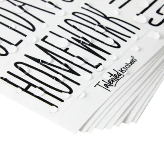 Talented Kitchen 138 Office and Craft Labels for Organizing School Supplies, Household, Work Folders, All Caps Preprinted Stickers for Storage Bins image {4}