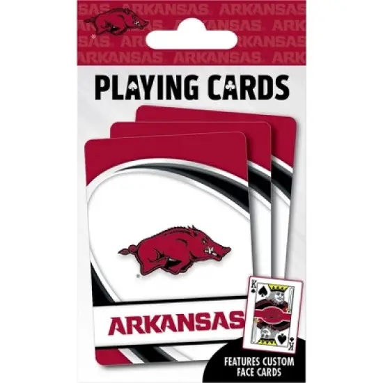 MasterPieces Officially Licensed NCAA Arkansas Razorbacks Playing Cards - 54 Card Deck for Adults image {4}