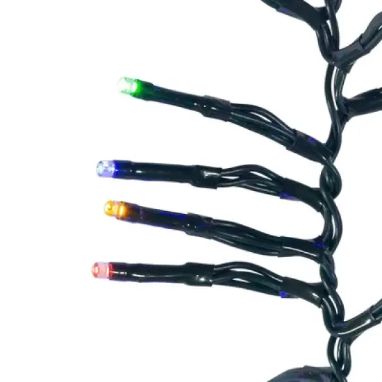 Kurt Adler 480-Light 16-Foot Connectable Multi-Colored LED Cluster Garland image {2}