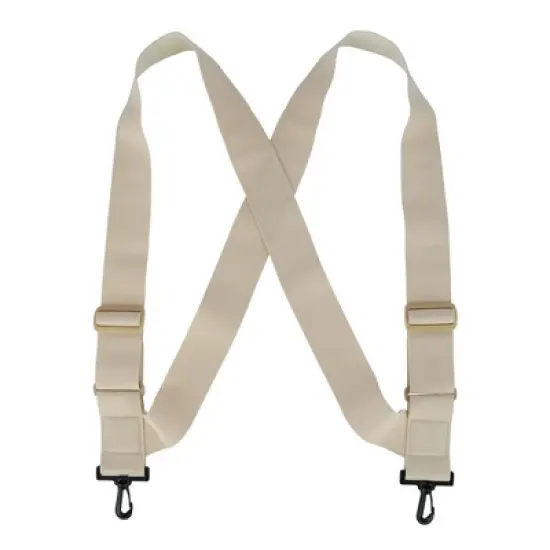 CTM Big & Tall Elastic TSA Compliant Side Clip Suspenders with Swivel Hook Ends image {4}