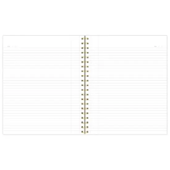 Sugar Paper Essentials Large Spiral Notebook Green Gloss Dot image {1}