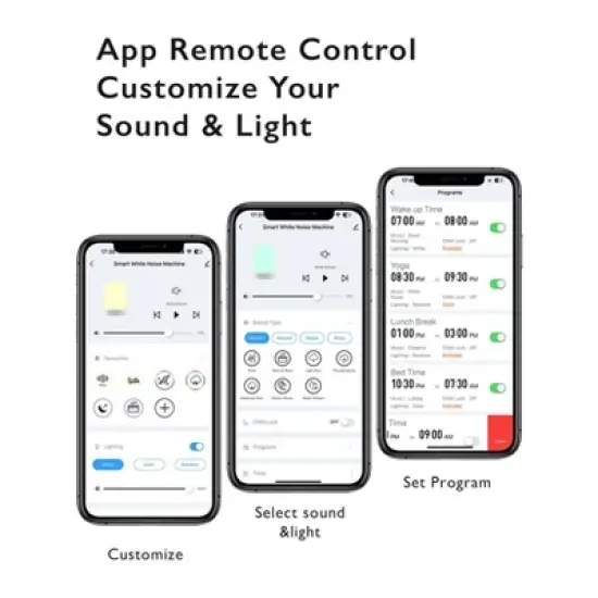 Momcozy Noise Machine for Baby Sleeping with Night Light - White image {5}