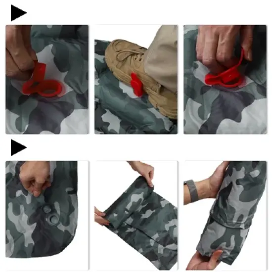 Unique Bargains Camping Sleeping Pads with Pillow image {5}