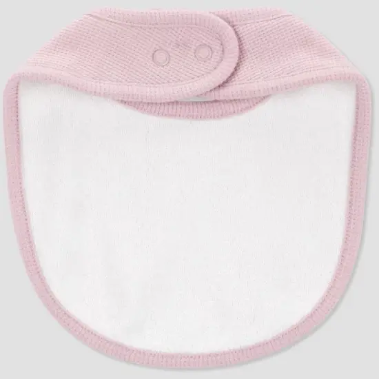 Carter's Just One You&reg; Baby Girls' 3pk Bibs - Burgundy/Purple image {1}