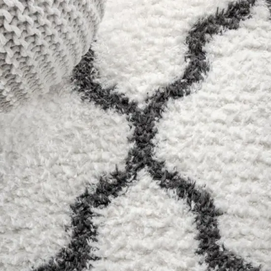 Marrakesh Shag Trellis Area Rug - JONATHAN Y  image {2}