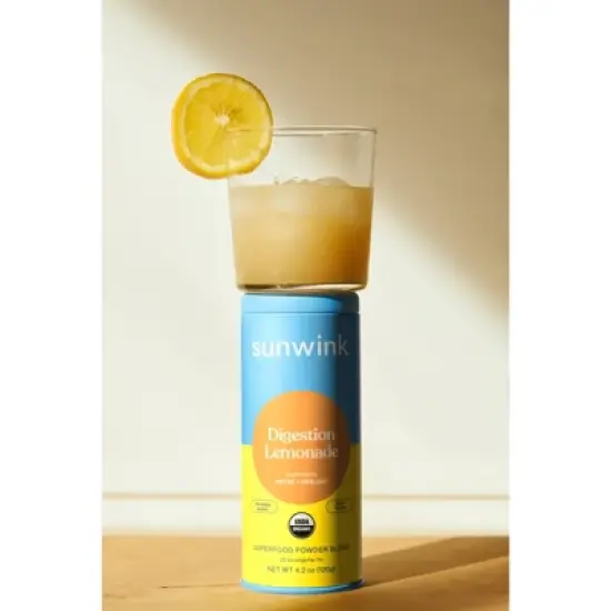 Sunwink Digestion Lemonade Vegan Superfood Mix - 4.2oz image {6}