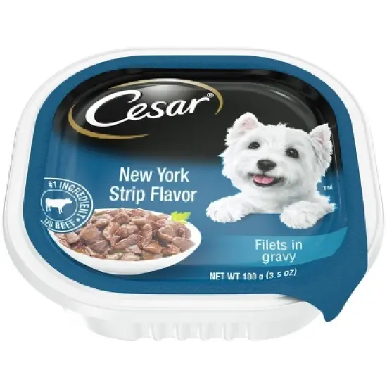 Cesar Filets in Gravy Small Breed Wet Dog Food image {3}